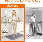 TranquilRelax Kitchen Mat, 17.3''x28'' | Cushioned Thick Floor Comfort - Image 5