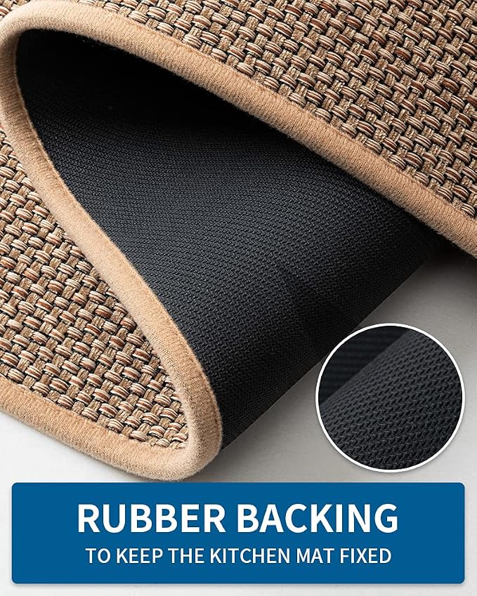 MontVoo Kitchen Rugs and Mats Non Skid Washable, Absorbent Runner Rugs - Image 5