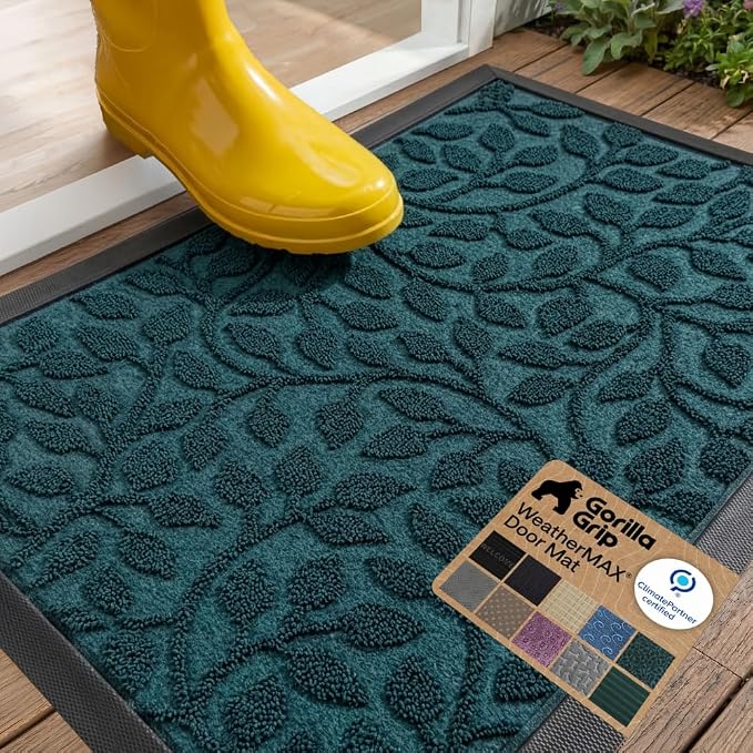 GORILLA GRIP 100% Waterproof All-Season WeatherMAX Doormat, US Designed Natural by Unknown