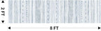 2x8 Runner Rug Machine Washable Non Slip Area Rug Distressed Neutral Moroccan - Image 2
