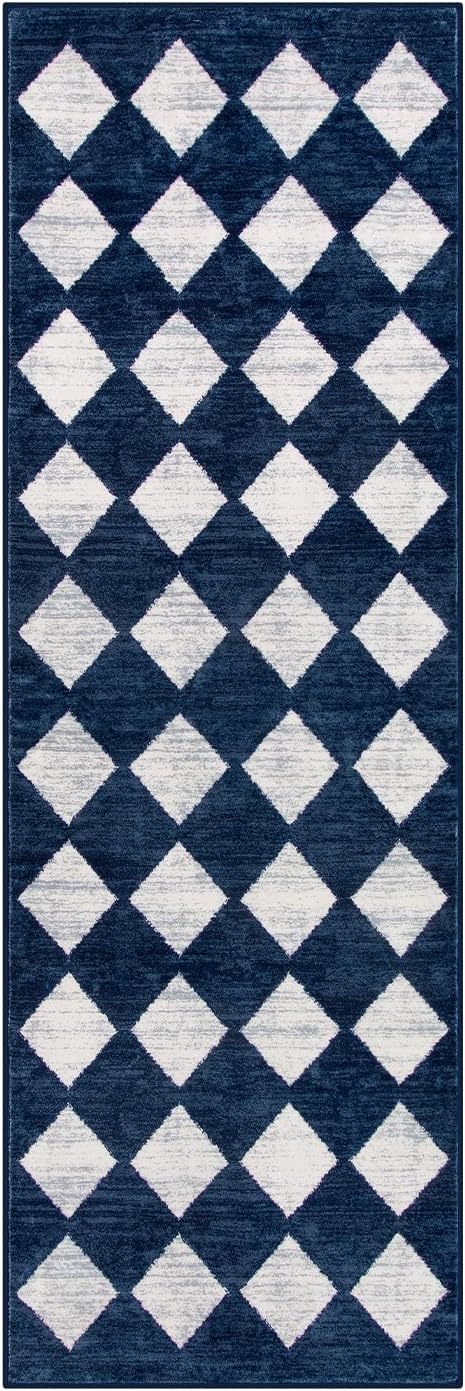 Lahome Zelie Checkered Washable Runner Rug, 2x6 Rug Runners - Image 9