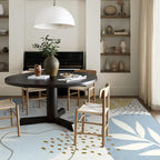 Lahome Boho Blue Area Rug for Living Room - Image 7