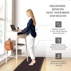 HappyTrends 2 PCS Kitchen Mat Cushioned Anti-Fatigue Floor Mat, Heavy Duty - Image 6