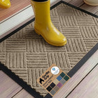GORILLA GRIP 100% Waterproof All-Season WeatherMAX Doormat US Designed Natural by Unknown