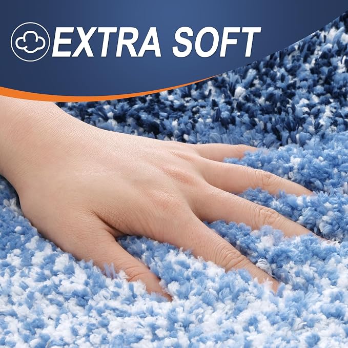 OLANLY Bathroom Runner Rugs Mat 47x20, Extra Soft Absorbent Microfiber Bath Rugs - Image 2