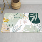 Lahome Green Washable Area Rug - Image 3