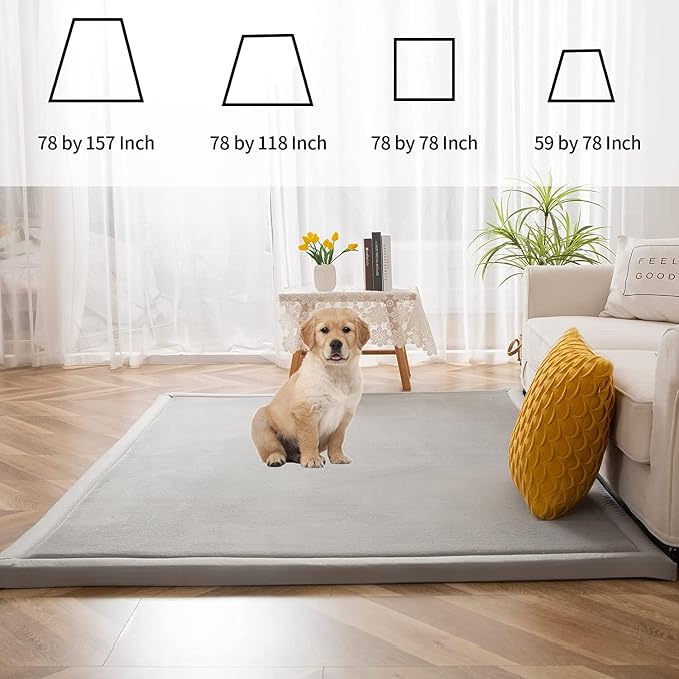 MAXYOYO Play Mat, 1.2" Thick Memory Foam Soft Padded Carpet - Image 7