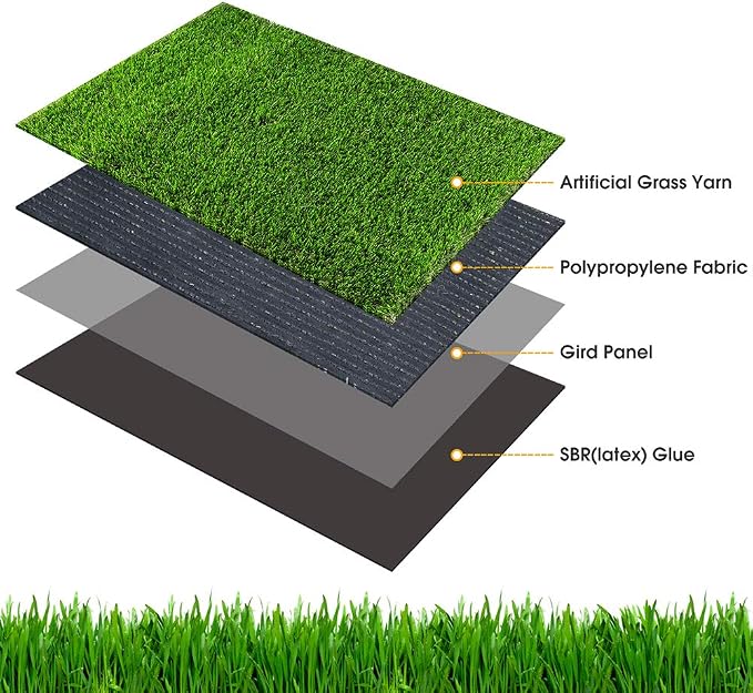 CooZero Artificial Grass, Professional Dog Grass Mat, Potty Training Rug and - Image 6