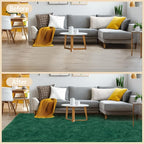 Mugorn 6 x 9 Rugs for Living Room, Large Fluffy Dark Green Area Rugs for Bedroom - Image 7