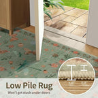 Rugxara 2x6 Floral Runner Rug, Washable Runners - Image 6