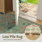 Rugxara 2x10 Floral Runner Rug, Washable Runners - Image 6