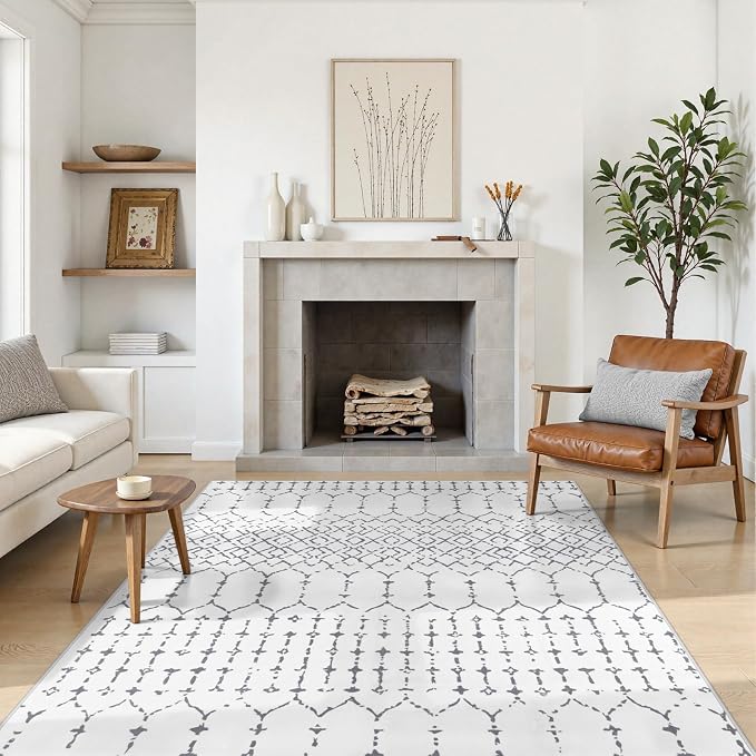 Lahome Moroccan 9x12 Washable Area Rug - Image 8