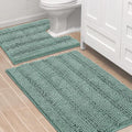 H.VERSAILTEX Bathroom Rugs Bath Rug Set 2 Piece Bathroom Contour Rug Toilet Mat by HVERSAILTEX