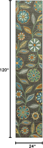 Maples Rugs Reggie Floral Runner Rug - Image 2