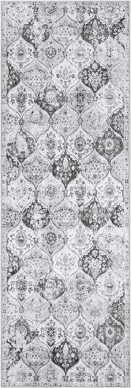 Lahome Moroccan Trellis Washable Runner Rug, 2x6 Kitchen Runners - Image 2