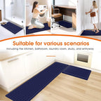TranquilRelax 2-Piece Anti-Fatigue Kitchen Mats, Cushioned Non-Slip Waterproof - Image 7