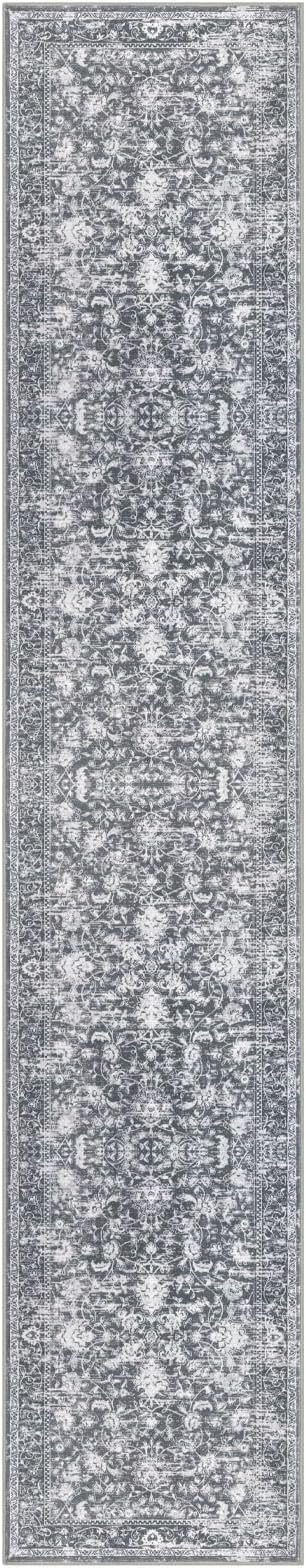 KILOCOCO Runner for Hallway 2.6x14 Runner Rug Printed Vintage Floral Washable - Image 9