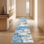 2x10 Runner Rug Non-Slip，Modern Abstract 10ft Washable Runner Rugs by Unknown