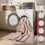 Washable Area Rug 8x10 Pink, Large Soft Dog Rugs - Image 5