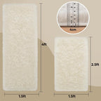 Ophanie Small Rug Washable Non Slip Throw Bedside Area Rugs, Fluffy Soft Mini - Image 2