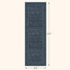 Small Oriental Runner 2x6 Kitchen Runner Rugs Non Slip, Bathroom - Image 2