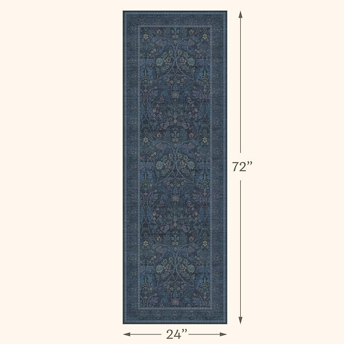 Small Oriental Runner 2x6 Kitchen Runner Rugs Non Slip, Bathroom - Image 2