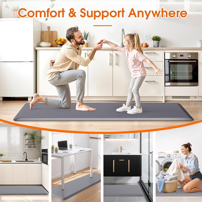 TranquilRelax Kitchen Mat, Cushioned Thick Floor Comfort Mat, - Image 7