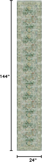 Madane Hallway Runner Rug 2x12, Extra Long Washable Runner Rugs - Image 2