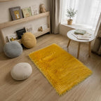 EasyJoy Faux Sheepskin Rug, Fluffy Faux Fur Rug, Ultra Soft Shag Area Rug - Image 5