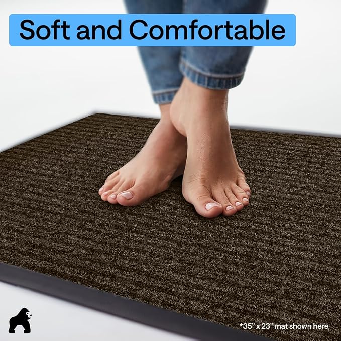 GORILLA GRIP Waterproof Traffic Guard Door Mat, Heavy Duty Entryway Mats - Image 8