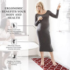 WISELIFE Kitchen Mat Cushioned Anti-Fatigue Kitchen Rug, 17.3"x 39", Non Slip - Image 6