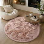 EasyJoy Faux Sheepskin Rug, Fluffy Faux Fur Rug, Ultra Soft Shag Area Rug by EasyJoy