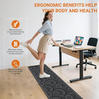 Mattitude Kitchen Mat, 17.3x60in Heavy Duty Ergonomic Comfort Foam Standing - Image 4