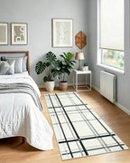 Terrug Plaid Runner Rugs for Kitchen, Soft Low Pile Stain Resistance Carpet for - Image 3