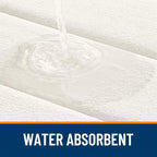 OLANLY Memory Foam Bath Mat 44x24, Super Soft Absorbent Bathroom Rugs, Quick Dry - Image 4