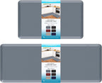 HappyTrends 2 PCS Kitchen Mat Cushioned Anti-Fatigue Floor Mat, Heavy Duty by HappyTrends