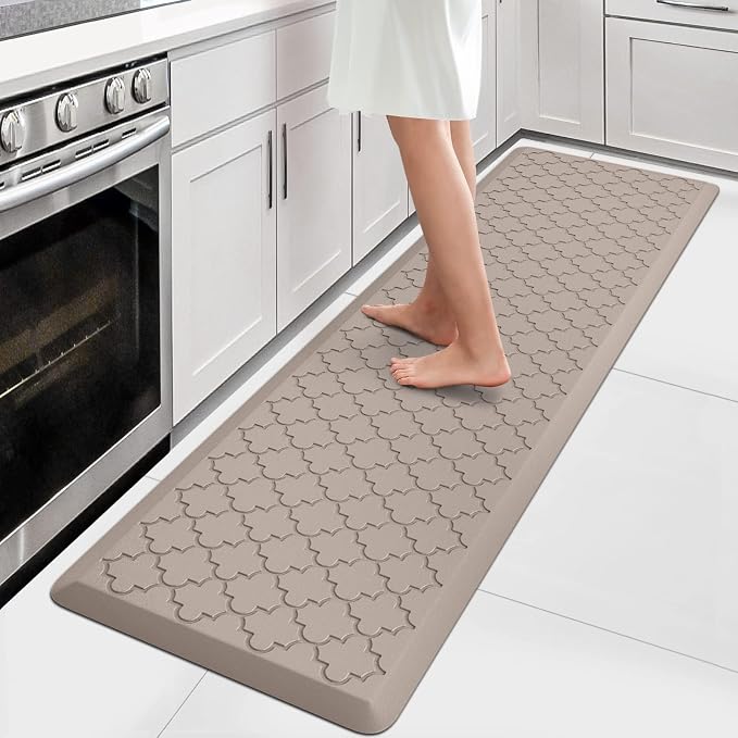 WISELIFE Kitchen Mat Cushioned Anti Fatigue Floor Mat, Thick Non Slip Water by WiseLife