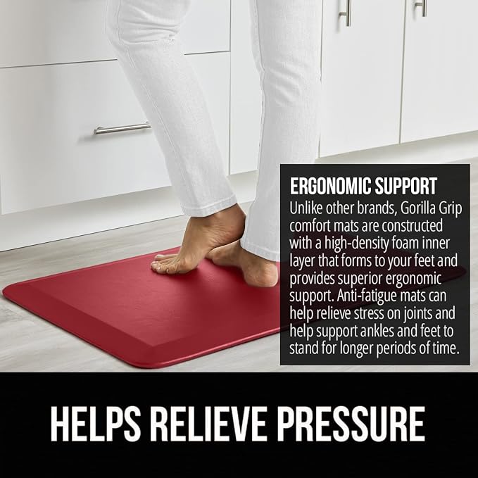 GORILLA GRIP Comfortable Cushioned Kitchen Mats - Image 3