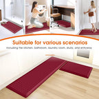 TranquilRelax 4/5 Inch Thick 2-Piece Anti-Fatigue Kitchen Mats, Cushioned - Image 7