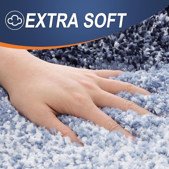 OLANLY Large Bathroom Rugs Mat 45x27, Extra Soft Absorbent Microfiber Bath Rugs - Image 3