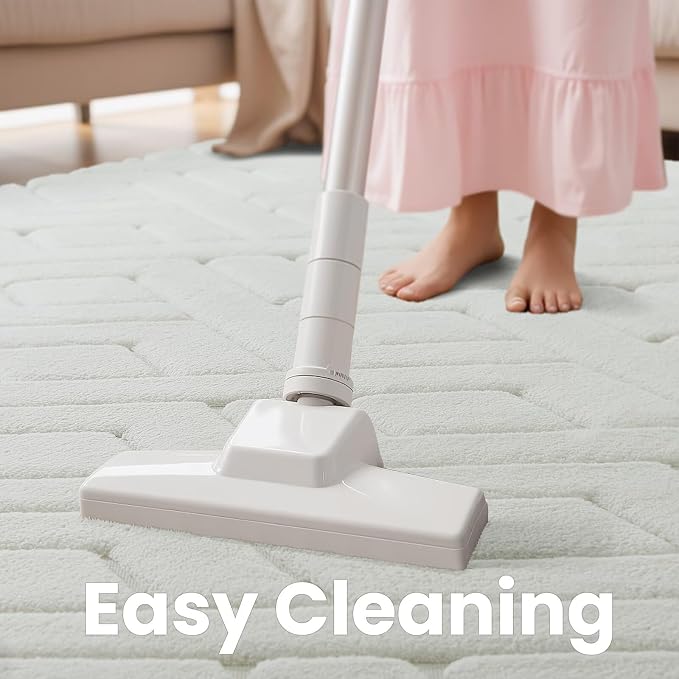 Macgace Ultra Soft Cream White Area Rug - Image 8