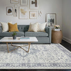Rugxara 5X7 Washable Area Rug for Living Room, Vintage Large Boho Rugs for - Image 3