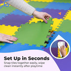 MioTetto Baby Play Mat, Comfortable Playtime Mat – Portable Foam Floor Tiles - Image 6