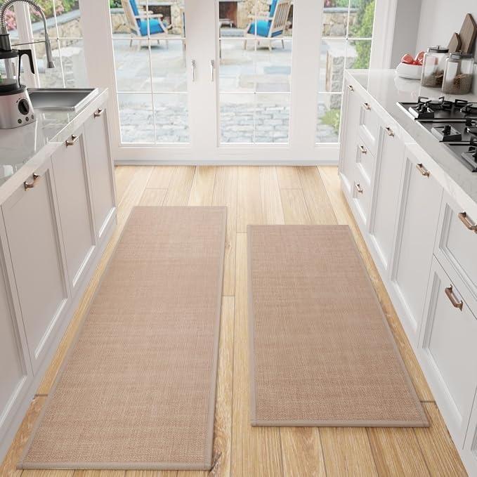 SUMLANS Kitchen Mat Set of 2 PCS, Cushioned Non Slip Rugs by SUMLANS