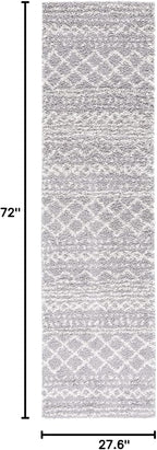 SAFAVIEH Arizona Shag Collection Runner Rug - Image 2