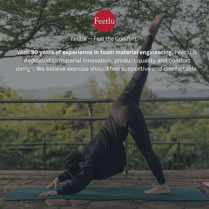 Foldable Yoga Exercise Mat, 6mm/8mm/10mm/12mm Thickness, 72 x 24 Inch - Image 8