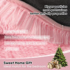 8x10 Area Rugs Living Room, Cute Pink Rug Large Plush Fluffy Bedroom Carpet - Image 6