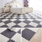 Smabee Interlocking Carpet Shaggy Soft EVA Foam Mats Fluffy Area Rugs - Image 9
