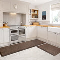 KMAT 2PCS Kitchen Mat Cushioned Anti-Fatigue Floor Mat, Waterproof Non-Slip by KMAT