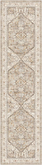Yamaziot Washable Runner Rug, 2x8 Non-Slip Boho Vintage Hallway Rug Runner - Image 3